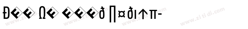 DIN OT Cond Medium字体转换